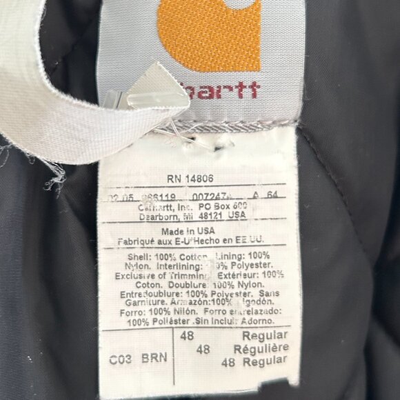 Vintage Carhartt Insulated Arctic Jacket XL - Picture 5 of 5